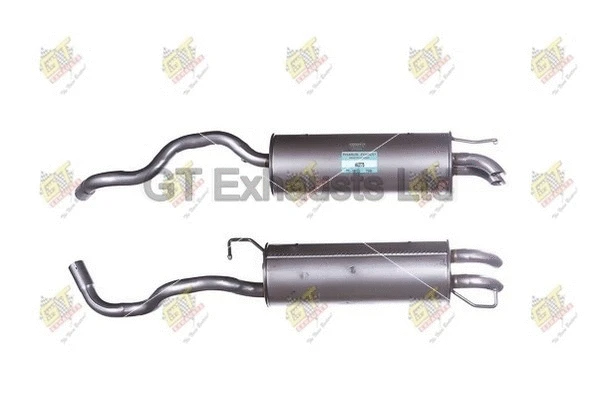 Silencieux arrière GT Exhausts GVW514