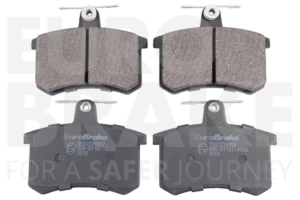 Kit de plaquettes de frein, frein à disque EUROBRAKE 5502229952