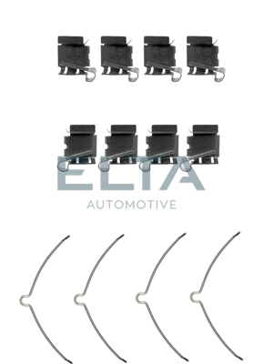 Kit d'accessoires, plaquette de frein à disque ELTA AUTOMOTIVE EA8648