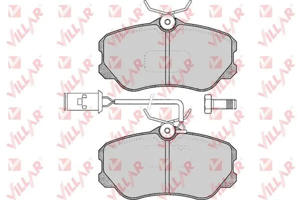 Kit de plaquettes de frein, frein à disque VILLAR 626.0358
