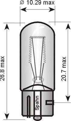 Ampoule, feu clignotant SPAHN GLÜHLAMPEN 5421