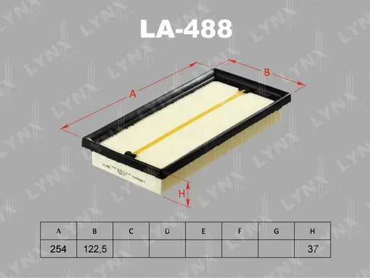 Filtre à air LYNXAUTO LA-488