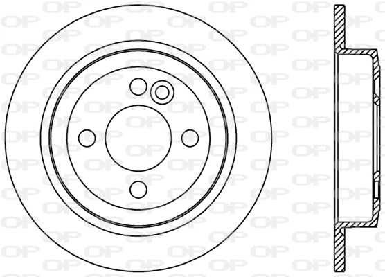 Disque de frein OPEN PARTS BDR2430.10