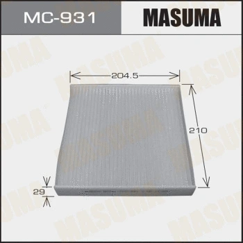 Filtre, air de l'habitacle MASUMA MC-931