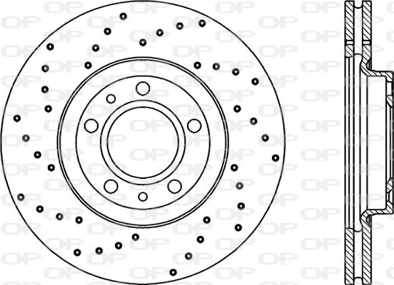 Disque de frein OPEN PARTS BDRS2158.25