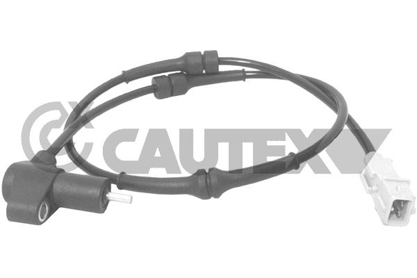 Capteur, vitesse de roue CAUTEX 755222