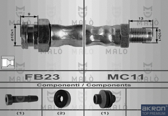 Flexible de frein AKRON-MALÒ 8560