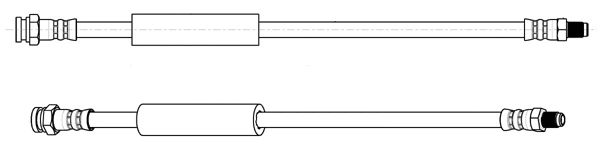 Flexible de frein CEF 510028