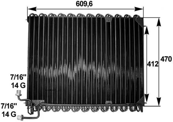Condenseur, climatisation MAHLE AC 285 000P