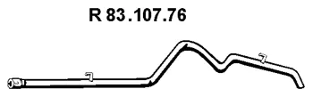 Tuyau d'échappement EBERSPÄCHER 83.107.76