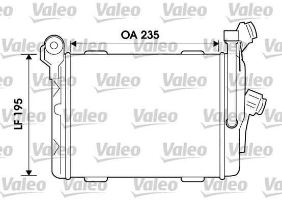 Radiateur d'huile VALEO 817954