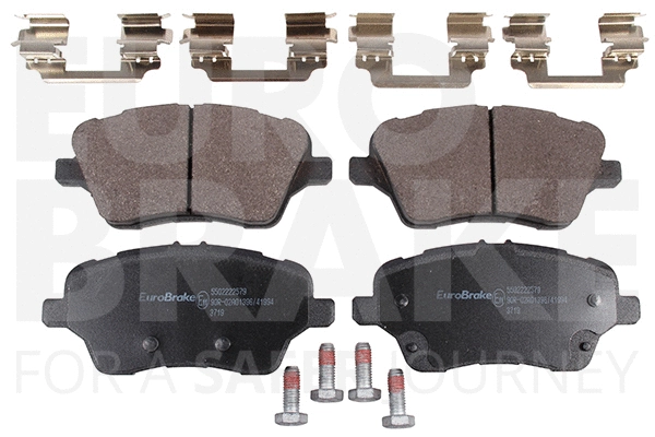 Kit de plaquettes de frein, frein à disque EUROBRAKE 5502222579