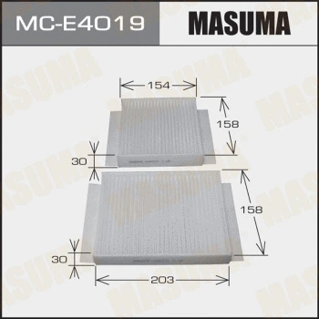 Filtre, air de l'habitacle MASUMA MC-E4019