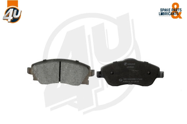 Kit de plaquettes de frein, frein à disque 4U Autoparts 22309OP