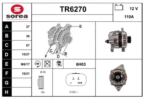 Alternateur SERA TR6270