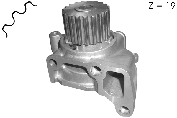 Pompe à eau, refroidissement du moteur TECDRIVE TPAE0117