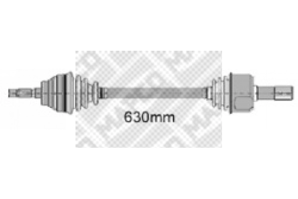 Arbre de transmission MAPCO 16341