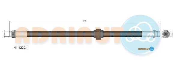 Flexible de frein ADRIAUTO 41.1220.1