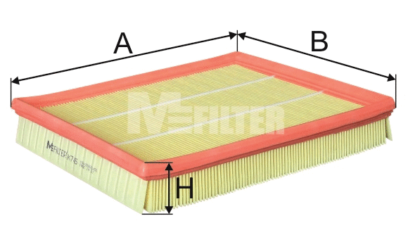 Filtre à air MFILTER K 745