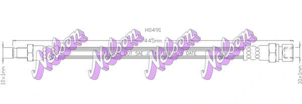 Flexible de frein KAWE H0491