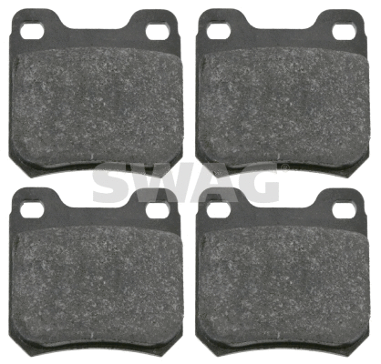 Kit de plaquettes de frein, frein à disque SWAG 40 91 6155