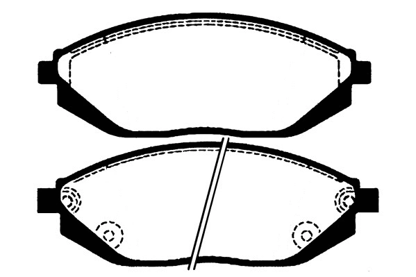 Kit de plaquettes de frein, frein à disque Technika 01865A