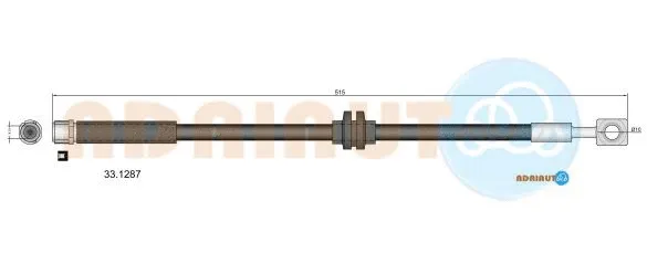 Flexible de frein ADRIAUTO 33.1287