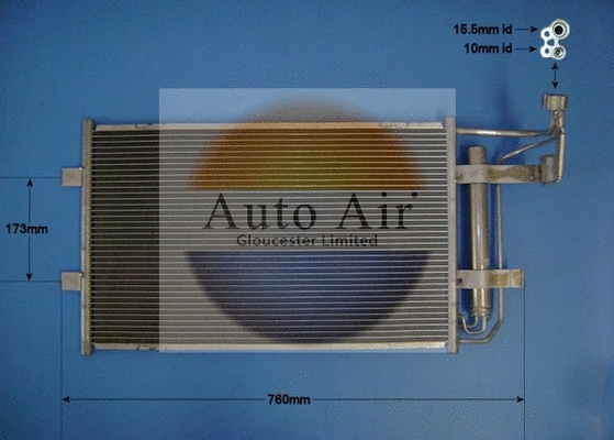 Condenseur, climatisation AUTO AIR GLOUCESTER 16-9960