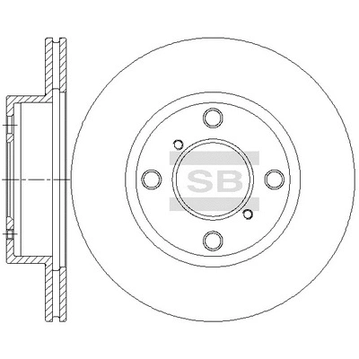 Disque de frein Hi-Q SD4812