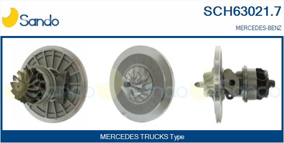 Groupe carter, turbocompresseur SANDO SCH63021.7