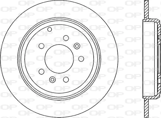 Disque de frein OPEN PARTS BDR1434.10