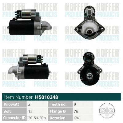Démarreur HOFFER H5010248