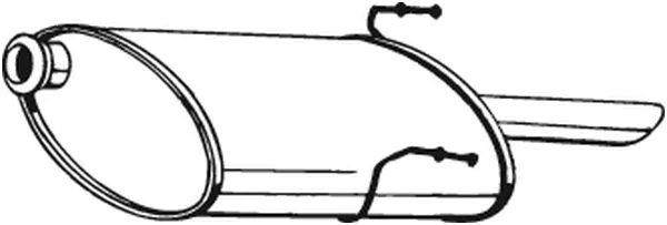Silencieux arrière BOSAL 190-861