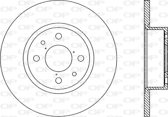 Disque de frein OPEN PARTS BDR1135.10