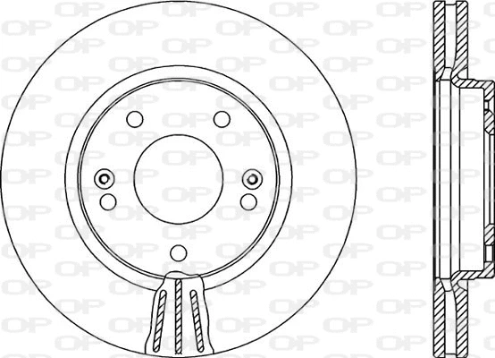 Disque de frein OPEN PARTS BDA2138.20