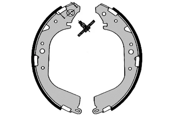Jeu de mâchoires de frein MINTEX MFR242