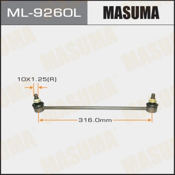 Entretoise/tige, stabilisateur MASUMA ML-9260L