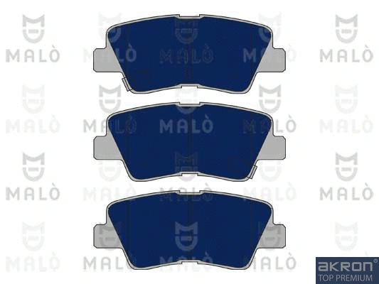 Kit de plaquettes de frein, frein à disque AKRON-MALÒ 1050977