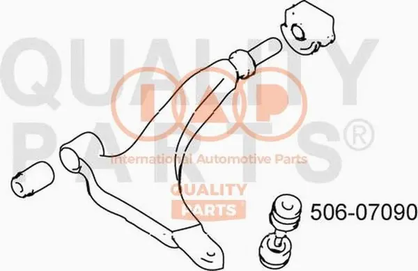 Rotule de suspension IAP QUALITY PARTS 506-07090