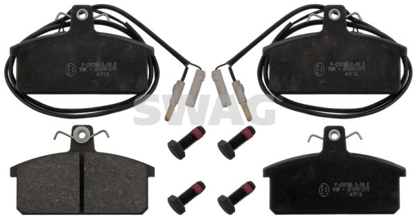 Kit de plaquettes de frein, frein à disque SWAG 72 11 6096