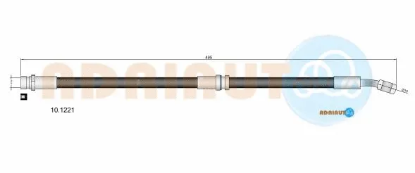 Flexible de frein ADRIAUTO 10.1221
