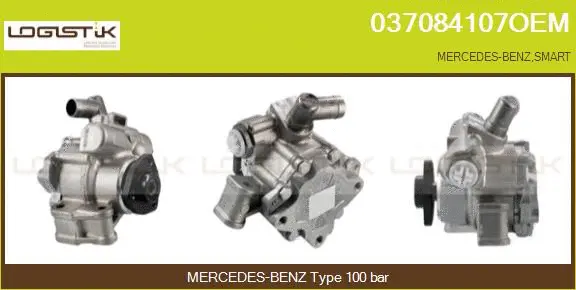 Pompe hydraulique, direction LGK 037084107OEM