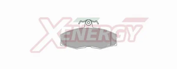 Kit de plaquettes de frein, frein à disque AP XENERGY X40107