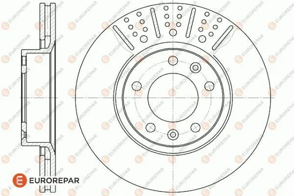 Disque de frein EUROREPAR 1618860280