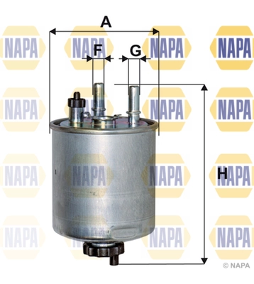 Filtre à carburant NAPA NFF2123