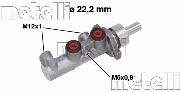 Maître-cylindre de frein METELLI 05-0671