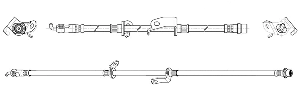 Flexible de frein CEF 514566