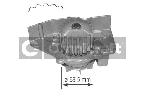 Pompe à eau, refroidissement du moteur Omnicraft 2316992