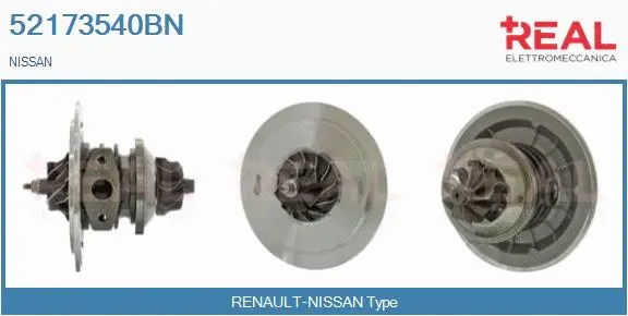Groupe carter, turbocompresseur REAL 52173540BN