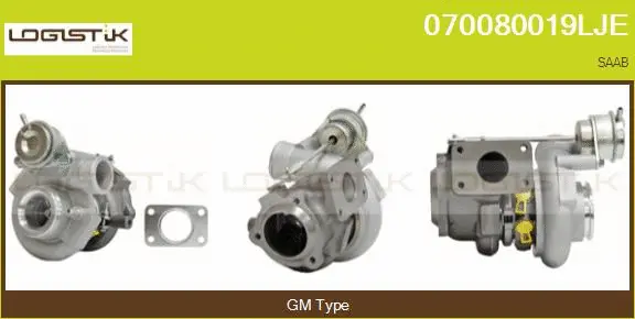 Turbocompresseur, suralimentation LGK 070080019LJE
